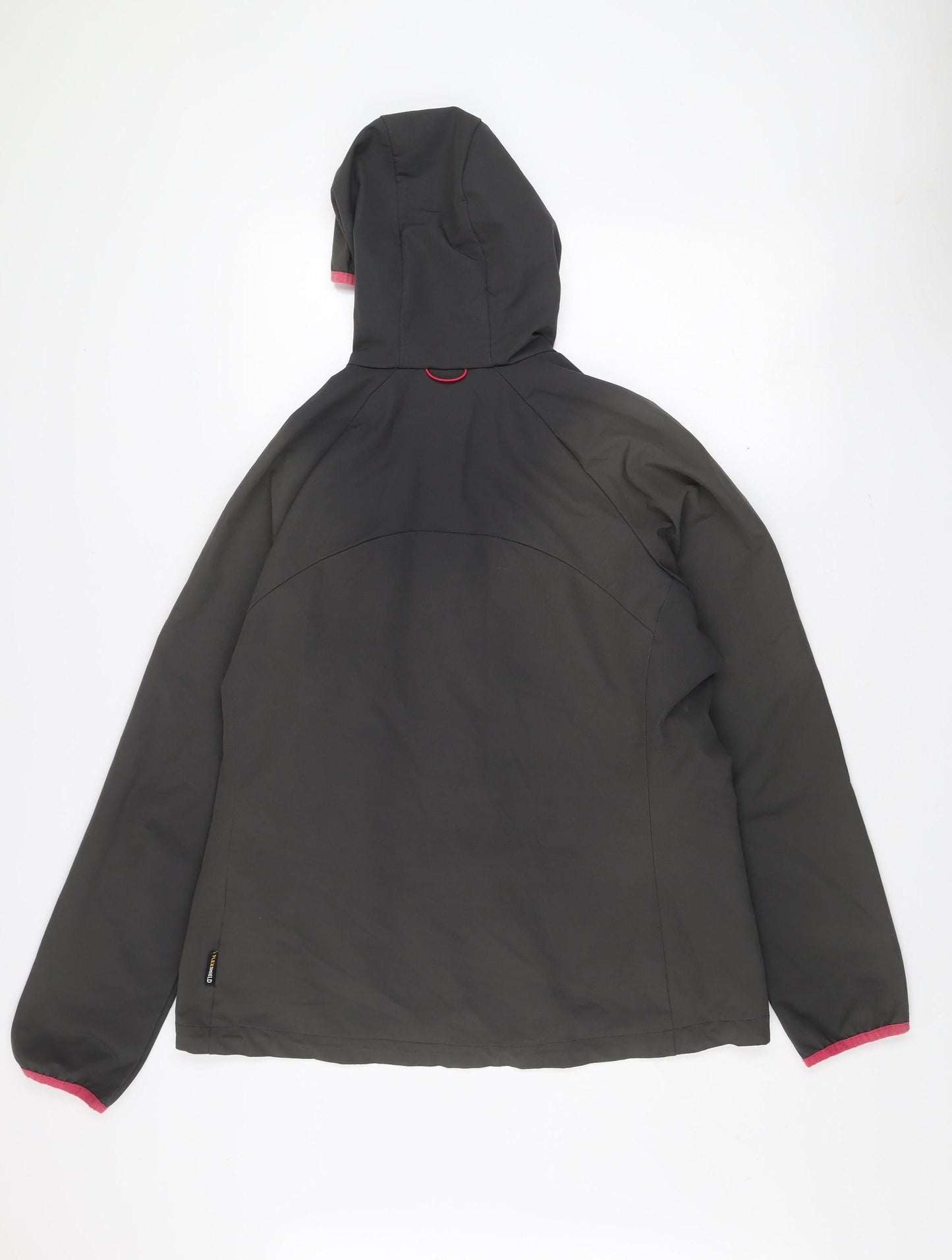Jack Wolfskin Women's Grey Softshell Hooded Jacket Size 18