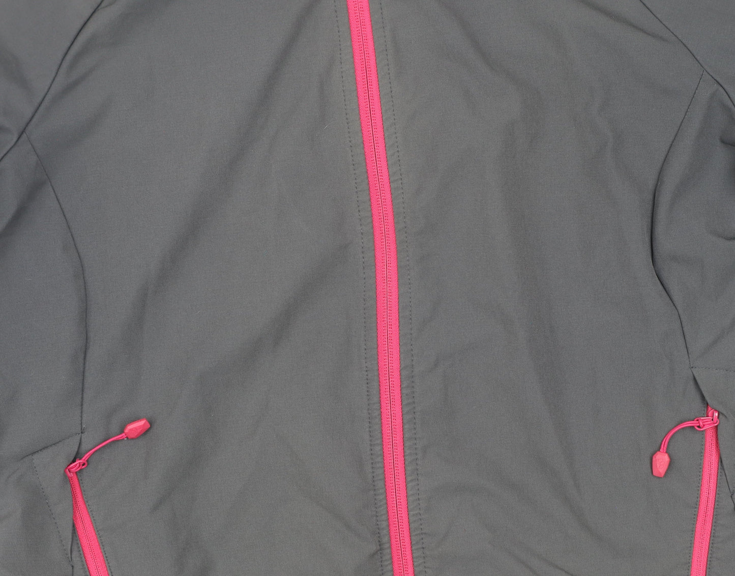 Jack Wolfskin Women's Grey Softshell Hooded Jacket Size 18