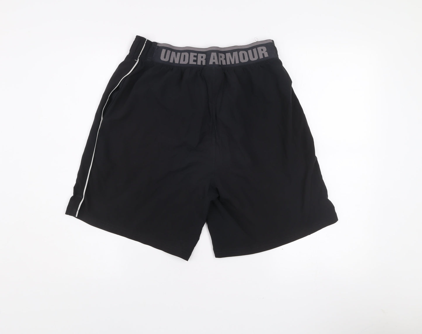 Under Armour Men's Black Large Athletic Shorts Loose Fit Quick Dry