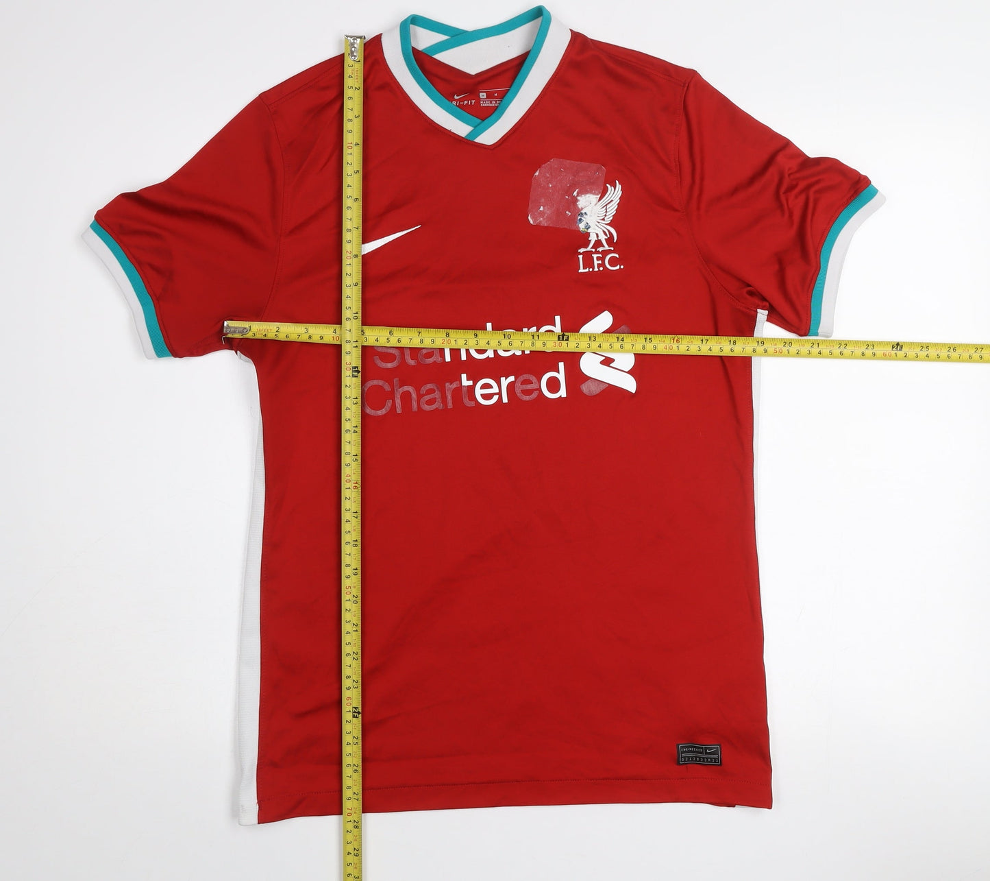 Nike Men's Red Liverpool FC Dri-FIT Short Sleeve Football Jersey M