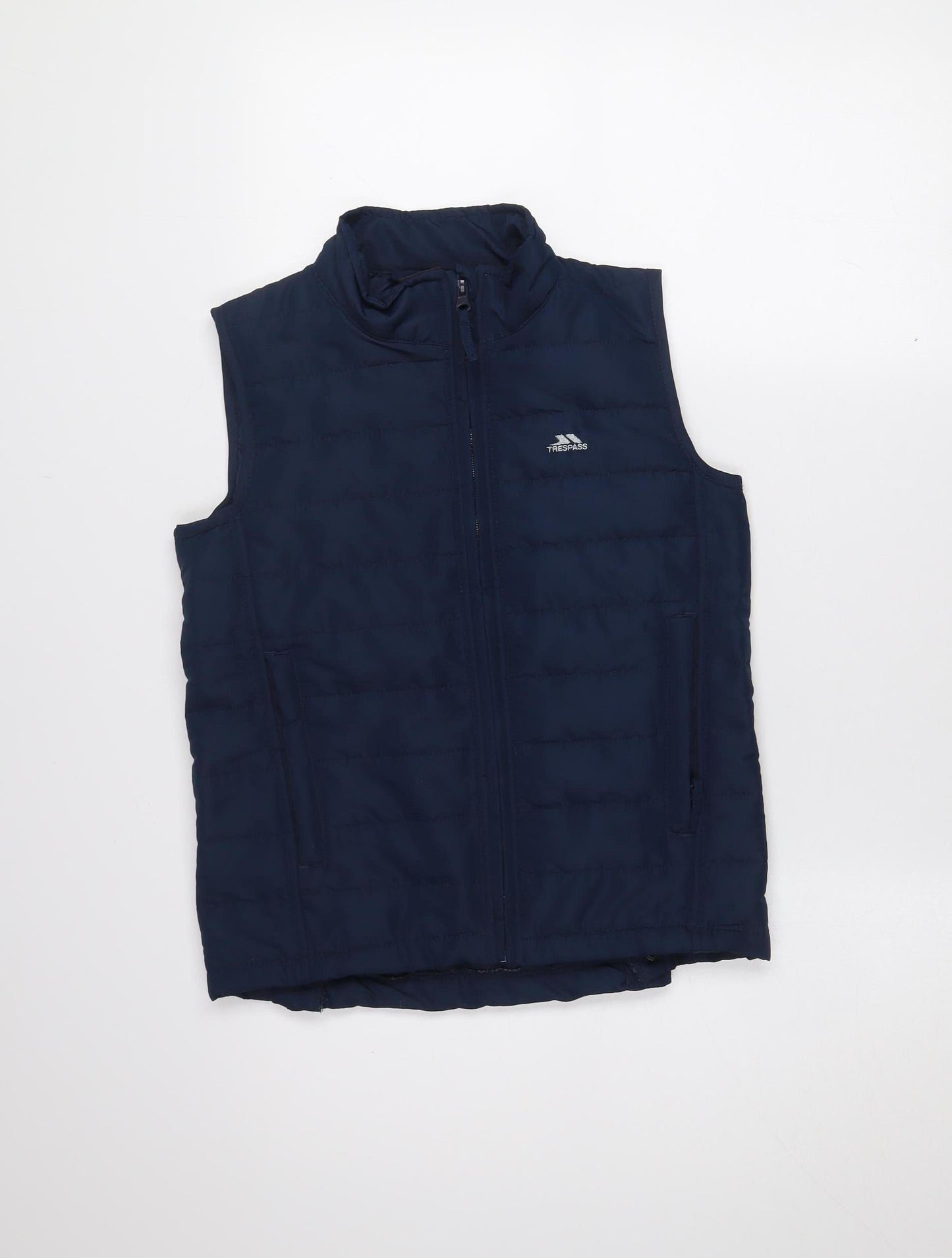 Trespass Boys Blue Padded Bodywarmer Waistcoat 11-12 Years Insulated Zip