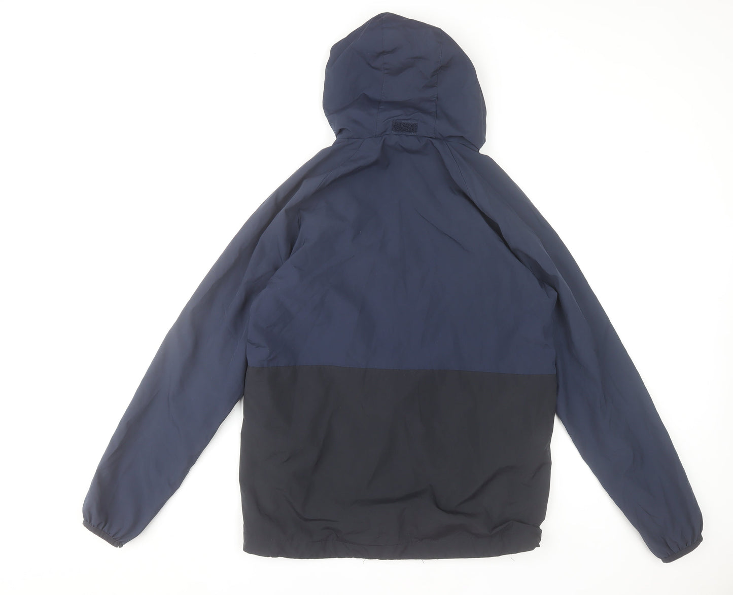Umbro Men’s Blue Windbreaker Full Zip Hooded Jacket M