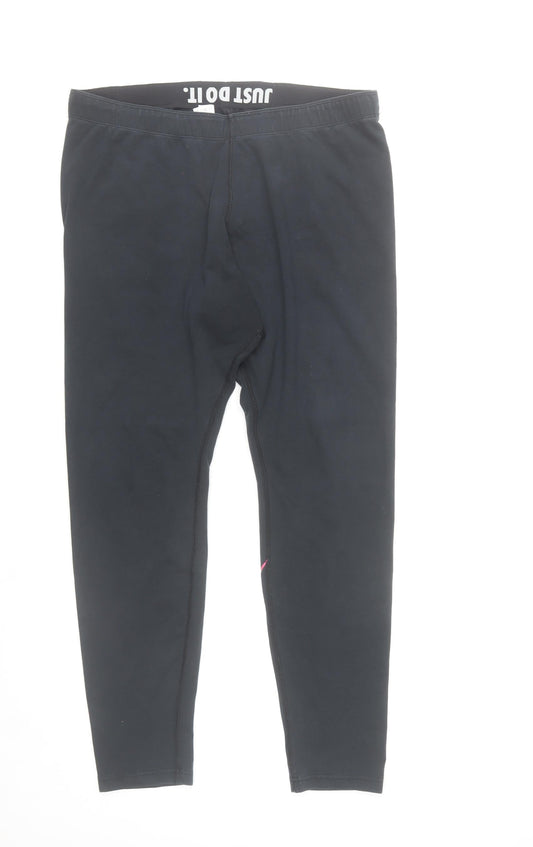 Nike Womens Black XL Leggings Just Do It Logo Sportswear