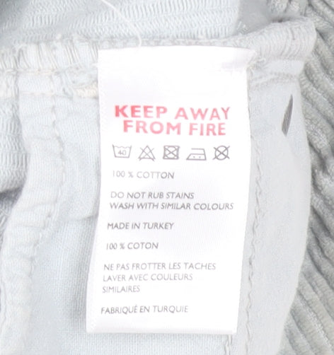 Additional view of BDG Women Blue High Rise Cut-Off Corduroy Shorts, size 10