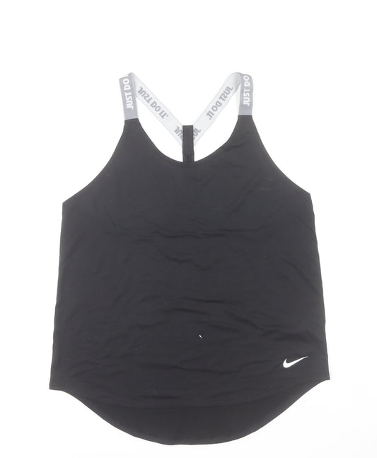Nike Womens Black Dri-FIT Racerback Tank Top Size M