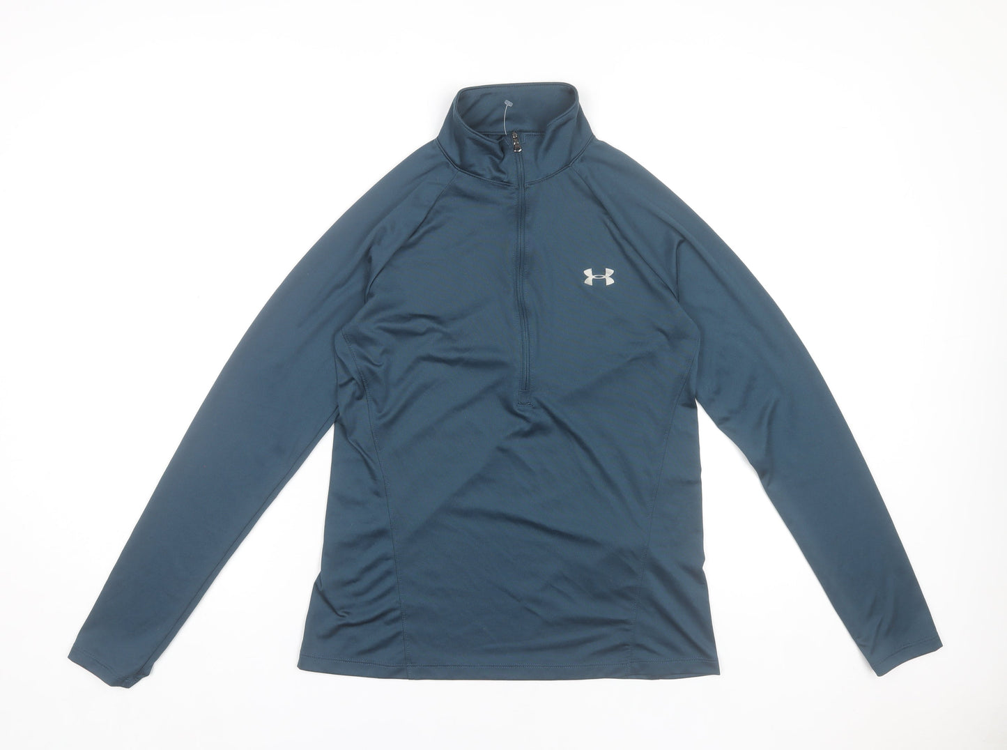 Under Armour Women Blue M Basic 1/2 Zip Lightweight Active Jacket