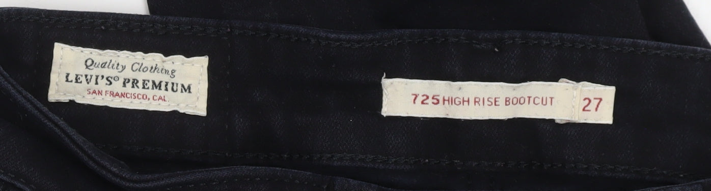 Levi's Women's Black 725 High Rise Bootcut Jeans Size 27