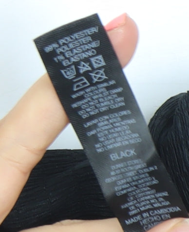 Additional view of Dunnes Women’s Black XS A-Line Jersey Sleeveless Dress