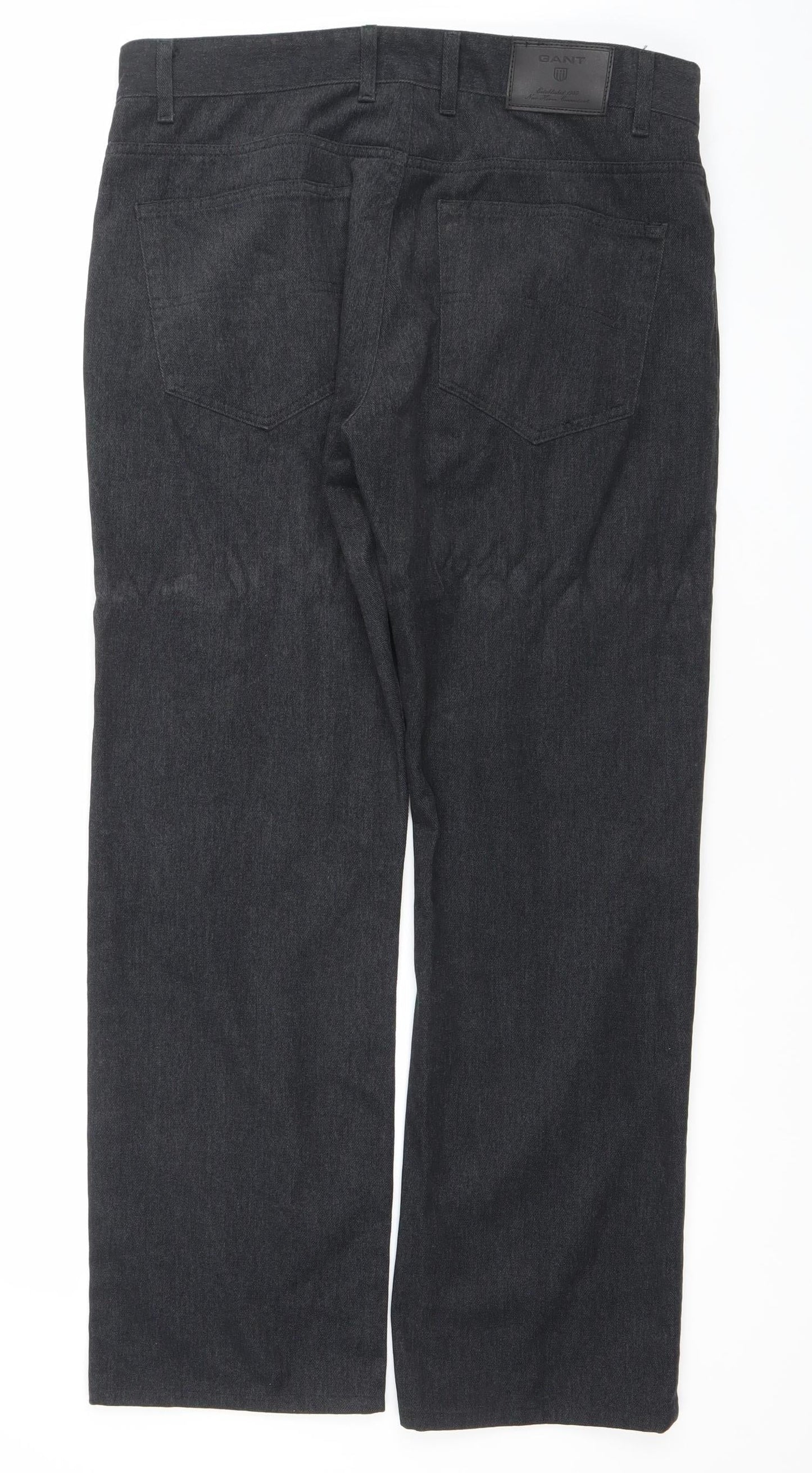 Gant Jason Men's Black Regular Fit Jeans W34 L32 Cotton Blend