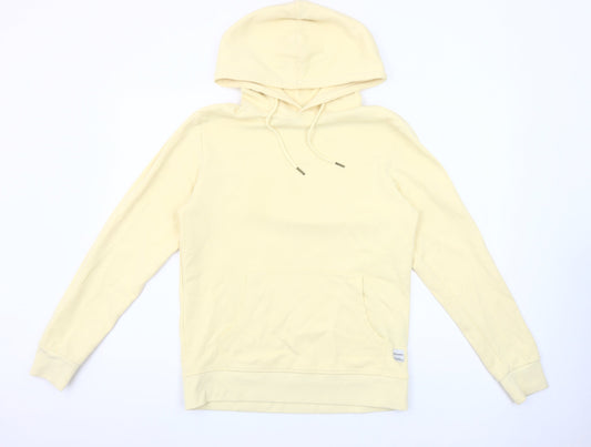 Jack & Jones Men’s Beige Pullover Hoodie Size L Regular Fit