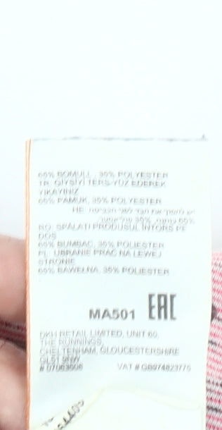 Superdry Men's Pink XL Crew Neck Short Sleeve T-Shirt