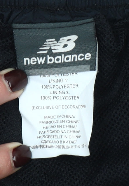 New Balance Men's Black Jogger Trousers L London Marathon Logo
