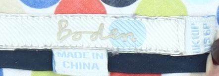 Boden Women's Black Slim Cropped Stretch Cotton Trousers Size 10R