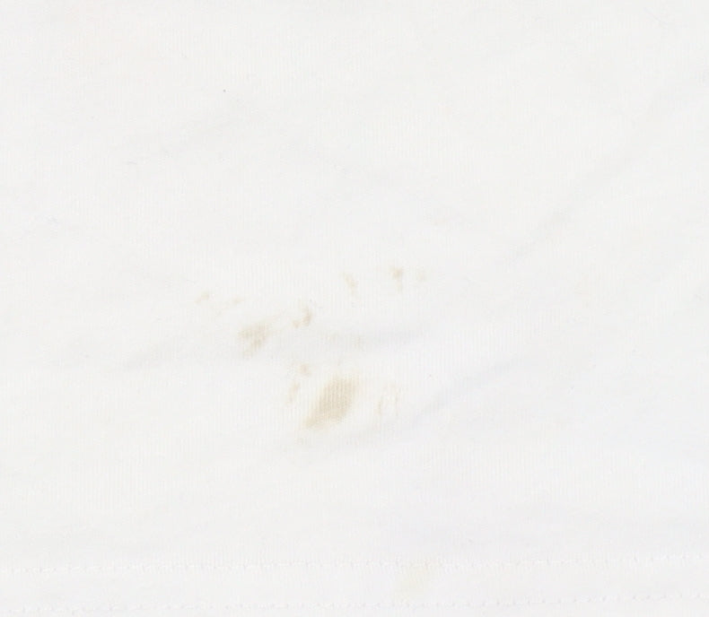 Nike Girls White Just Do It Graphic T-Shirt 5-6 Years Cotton Blend