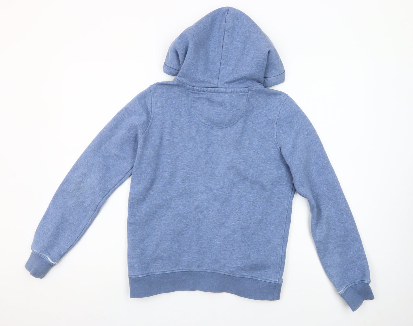 Jack Wills Womens Blue Pullover Hoodie UK 6 Cotton Blend Casual