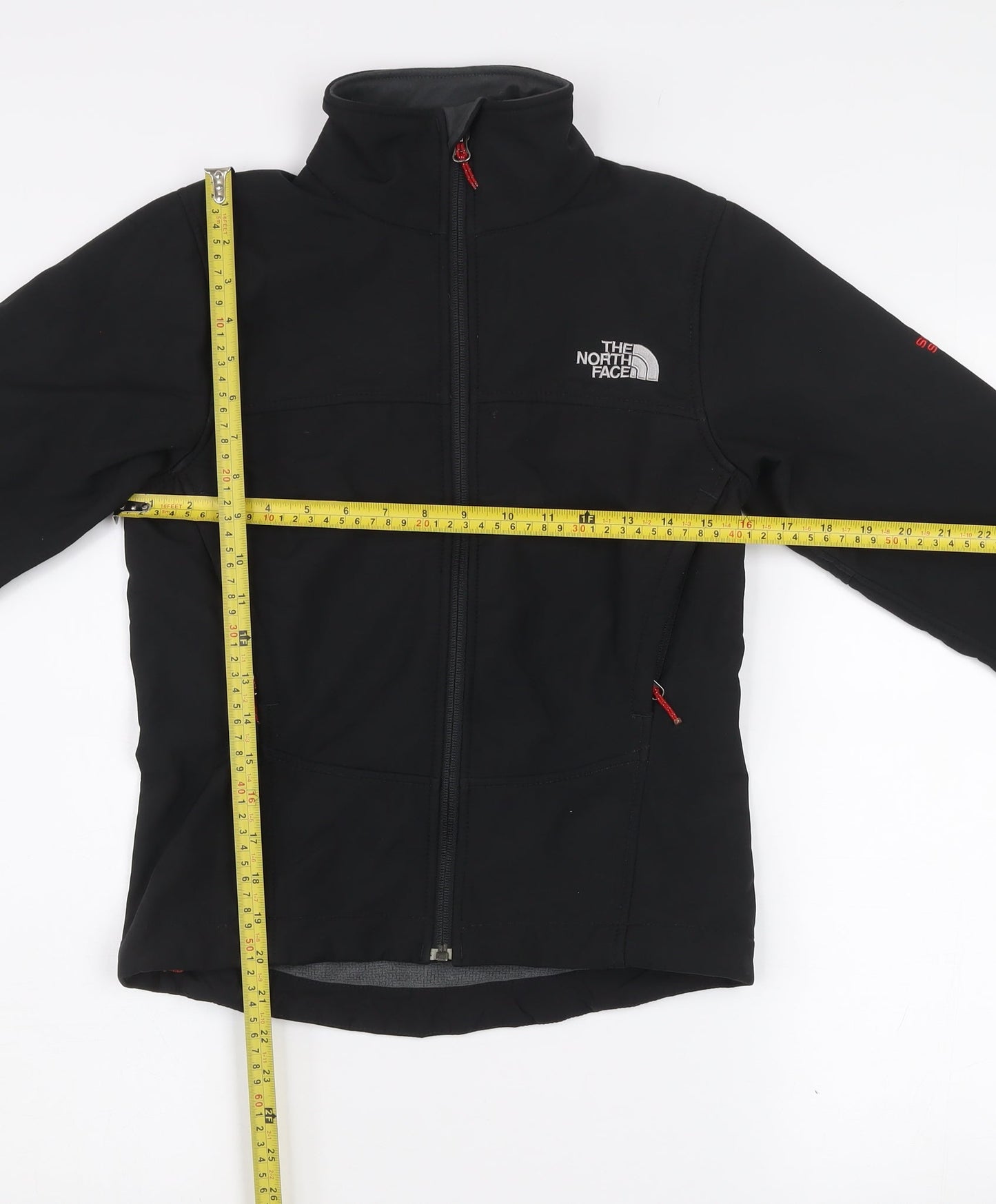 The North Face Womens XS Black Soft Shell Windproof Jacket