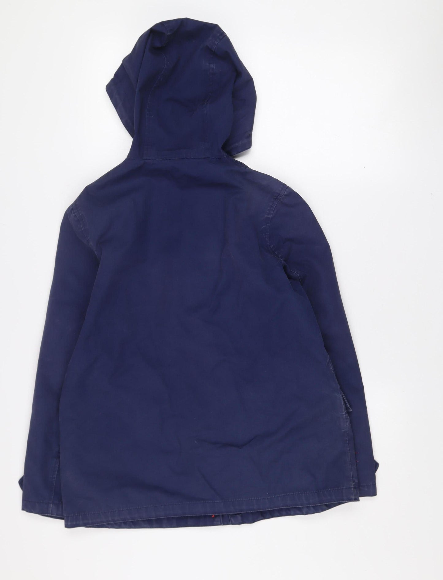 Joules Womens Blue Waterproof Breathable Hooded Jacket UK 10