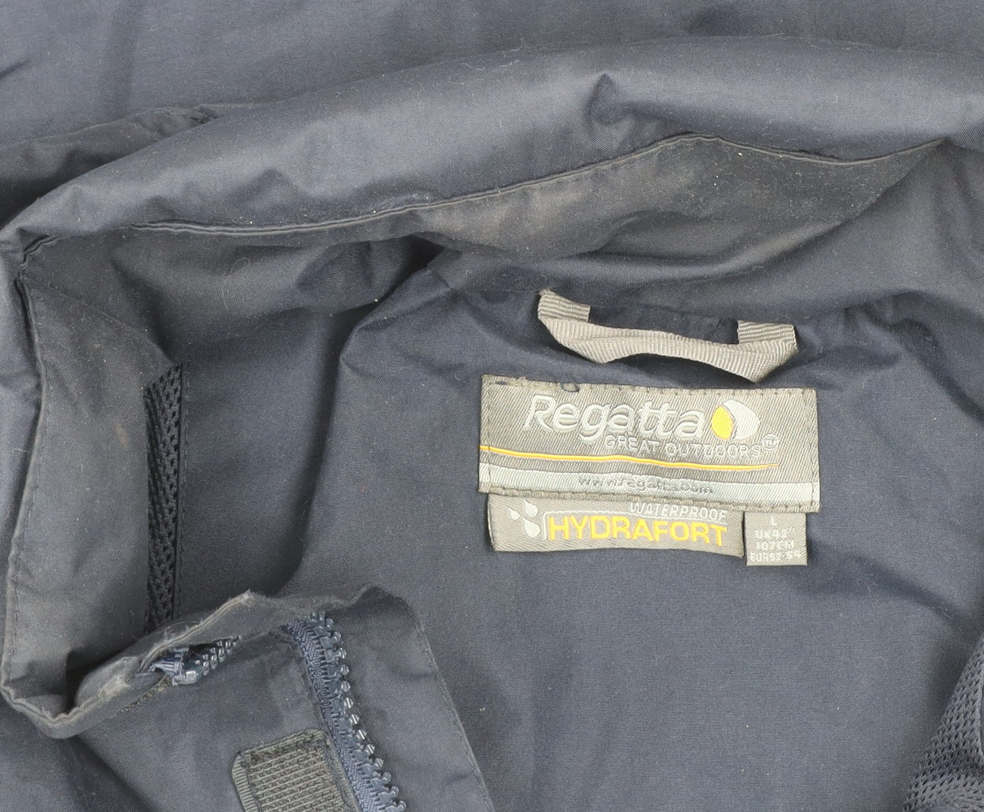 Regatta Men's Blue Waterproof Hydrafort Jacket L Regular Fit