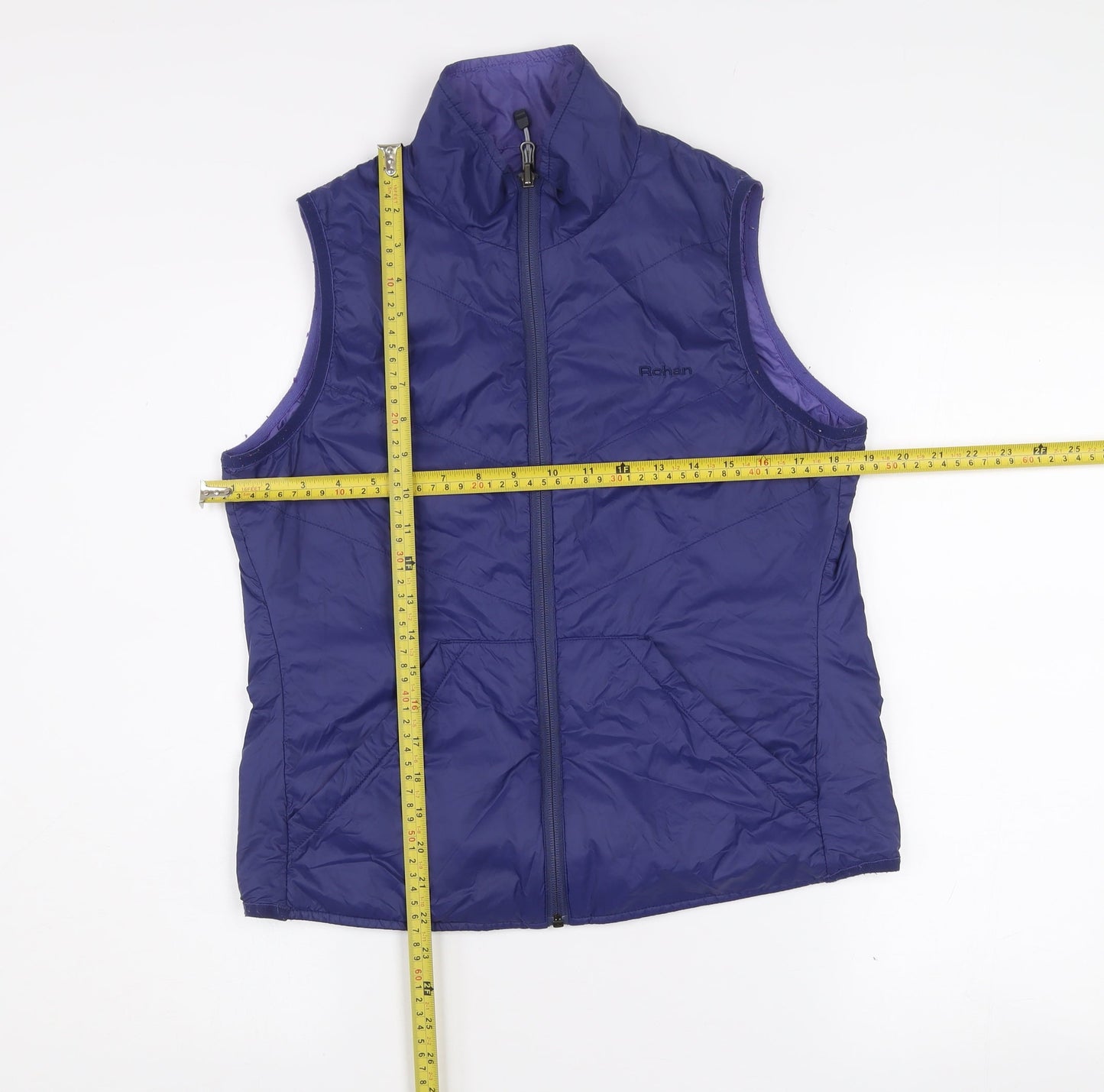 Rohan Women Blue Spark Vest Lightweight Insulated Waistcoat Size