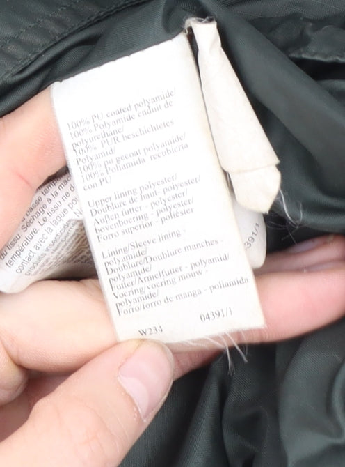 Regatta Men Green M Waterproof Hooded Rain Jacket Outdoor Coat