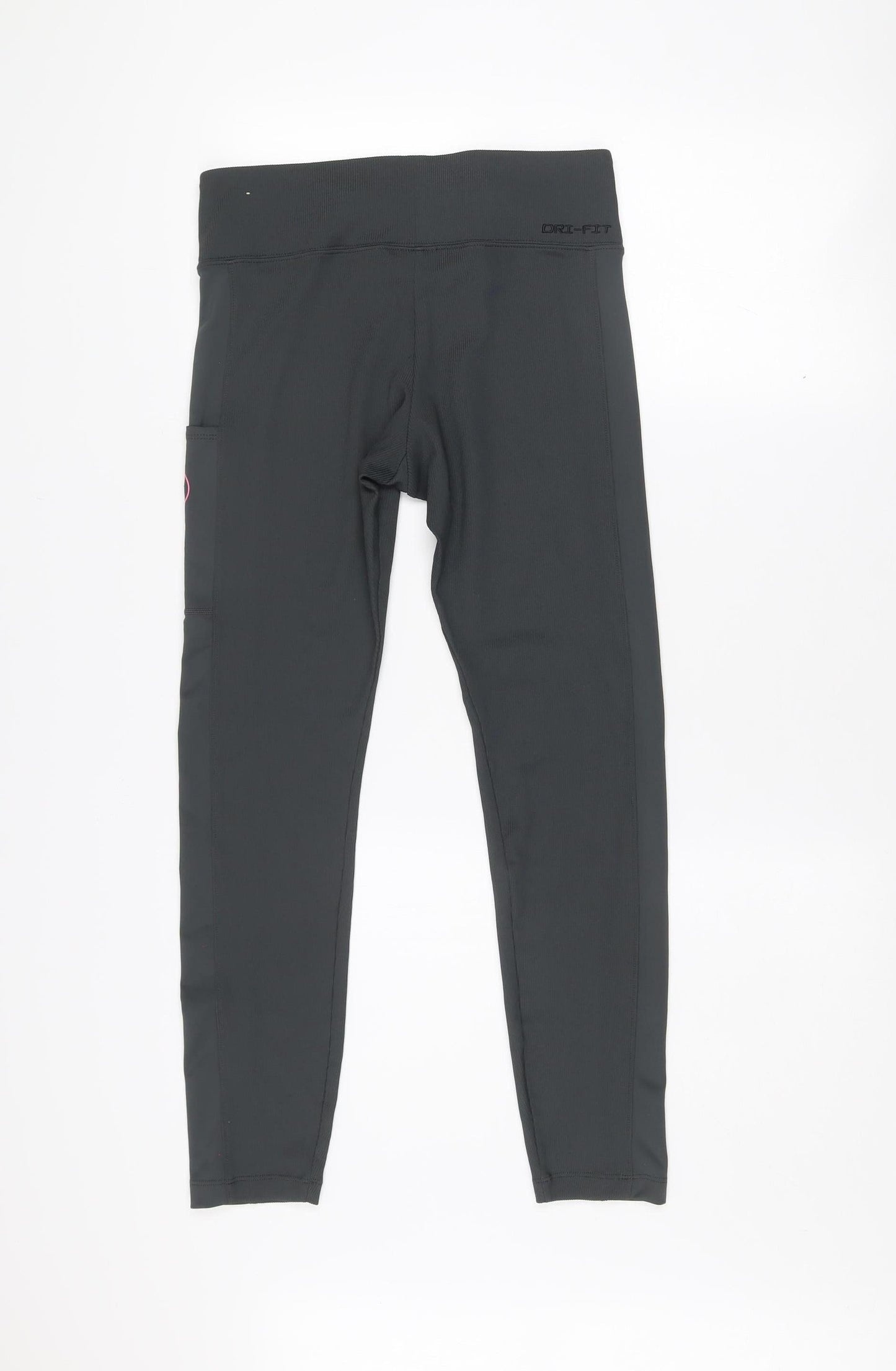 Nike Women's Black Dri-FIT Leggings - Size M Slim Fit Activewear