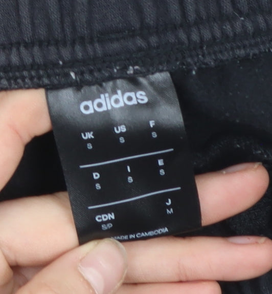 Additional view of adidas Women’s Black Jogger Trousers S Activewear Pants