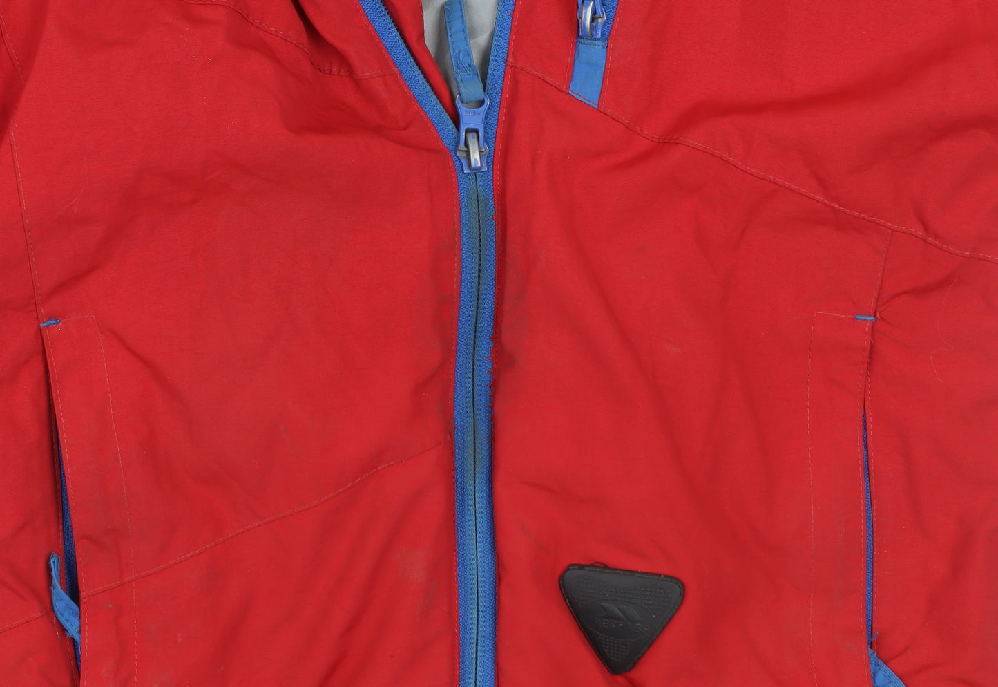 Trespass Boys Red Waterproof Hooded Parka Jacket 3-4 Years