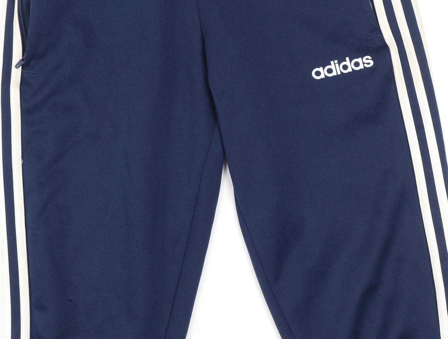 adidas Men's Blue XS Tapered Track Pants Slim Fit Activewear