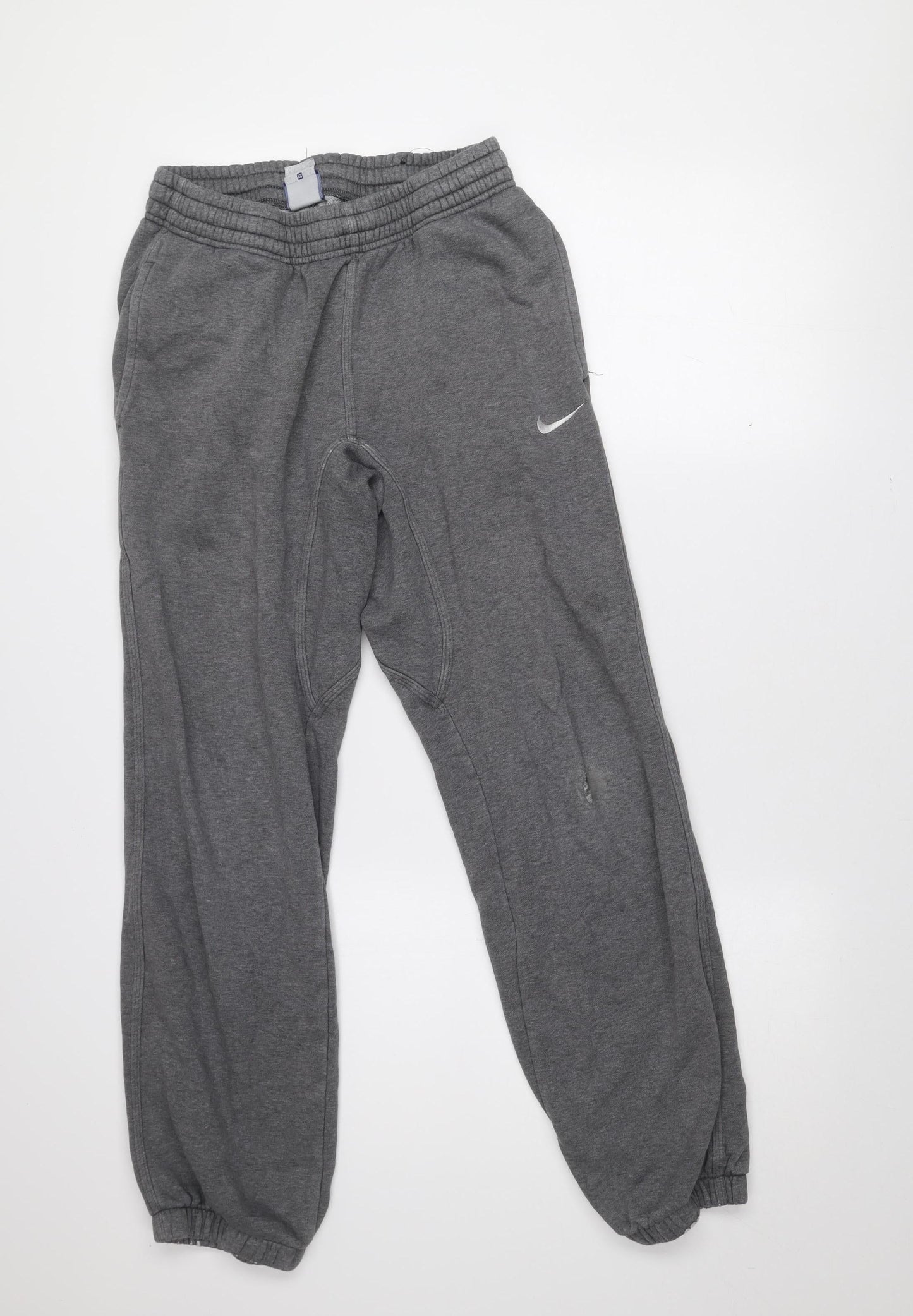 Nike Boys Grey XS Jogger Sweatpants Elastic Waist Activewear Trousers