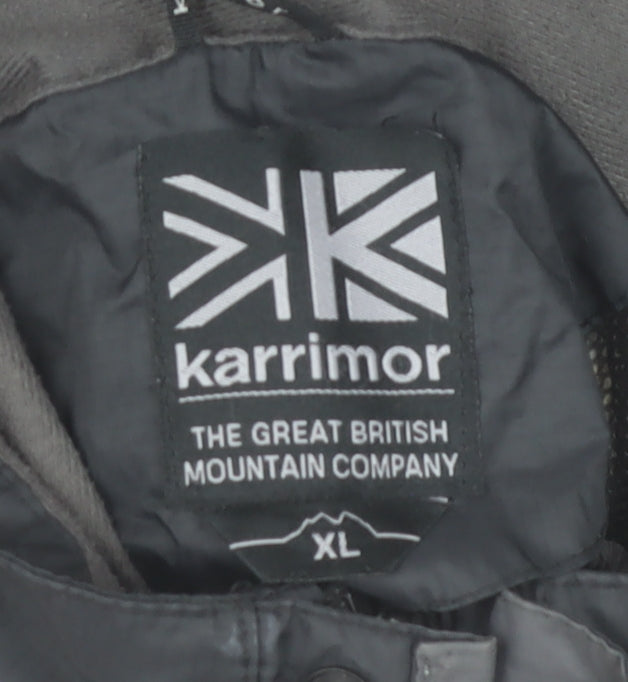 Karrimor Men's Black XL Puffer Jacket Water Resistant Outdoor Coat