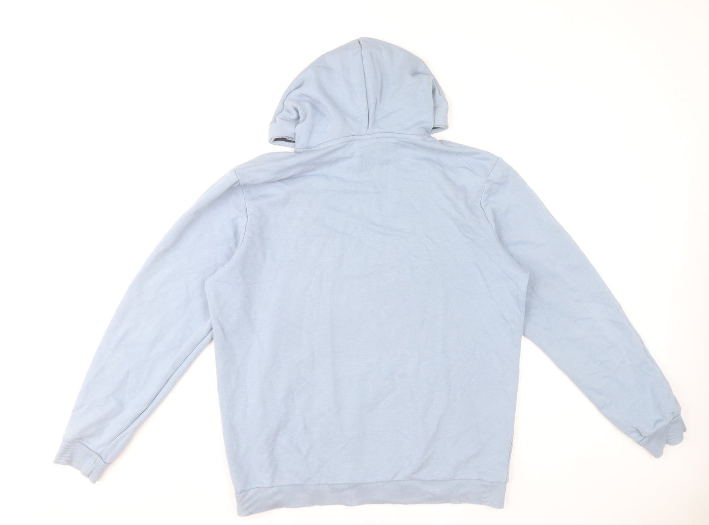 Jack & Jones Men's Blue Logo Pullover Hoodie Size L