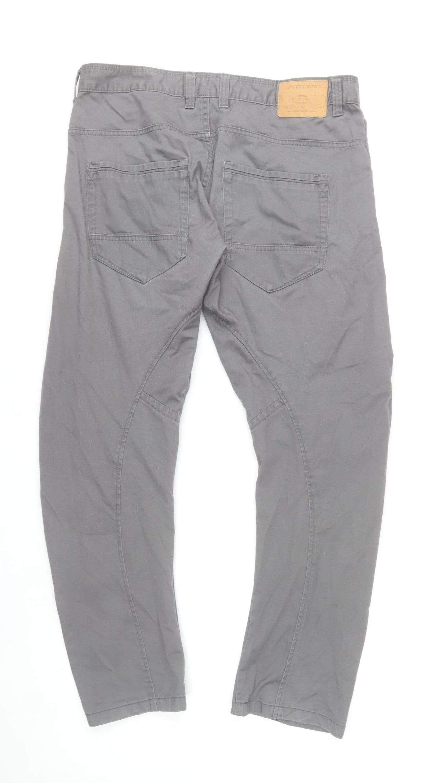 Jack & Jones Grey Chino Trousers Women’s Size 20 Regular Fit