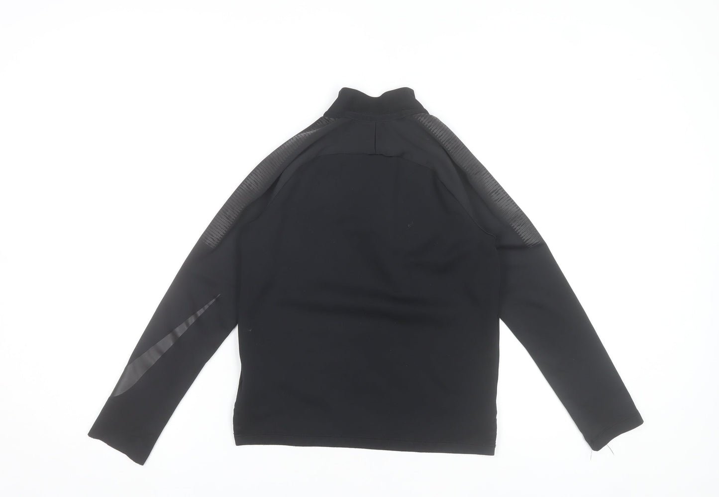 Nike Girls Black Dri-FIT Track Jacket 8-10 Years Athletic Fit