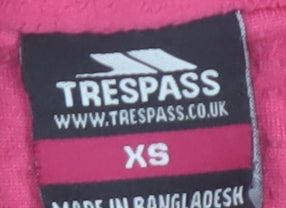 Trespass Womens Pink XS Fleece 1/2 Zip Pullover Sweatshirt