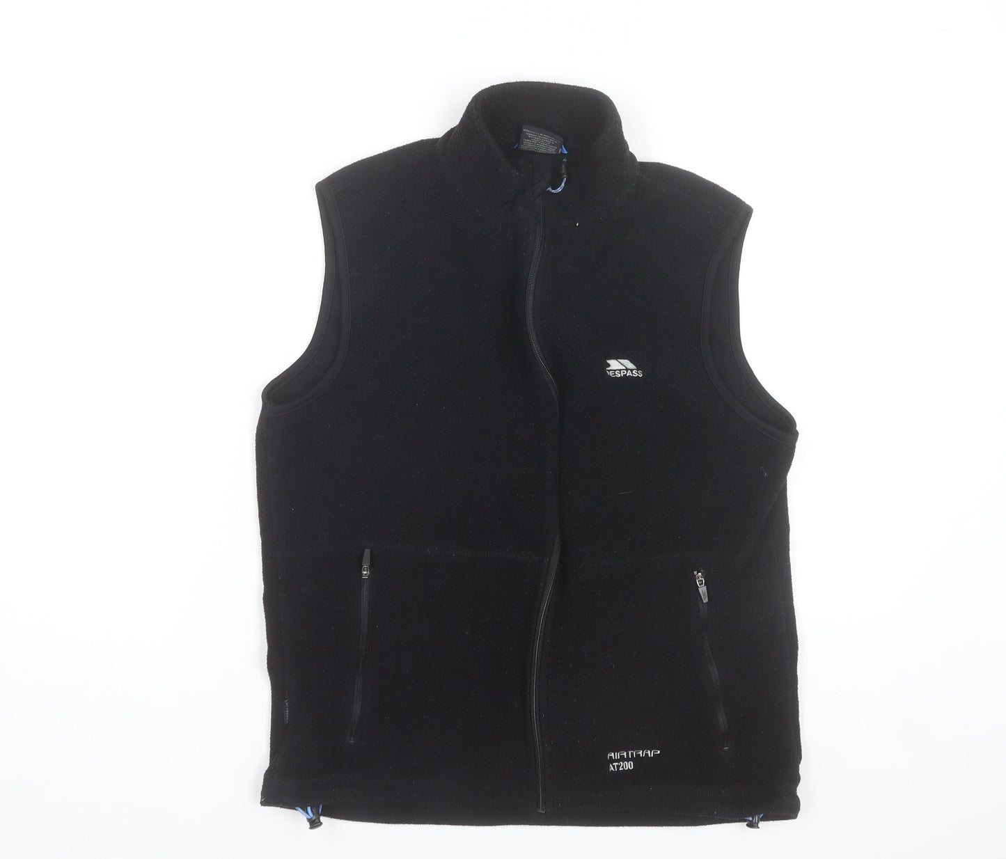 Trespass Men’s Black Fleece Bodywarmer Waistcoat S Outdoor Walking Vest