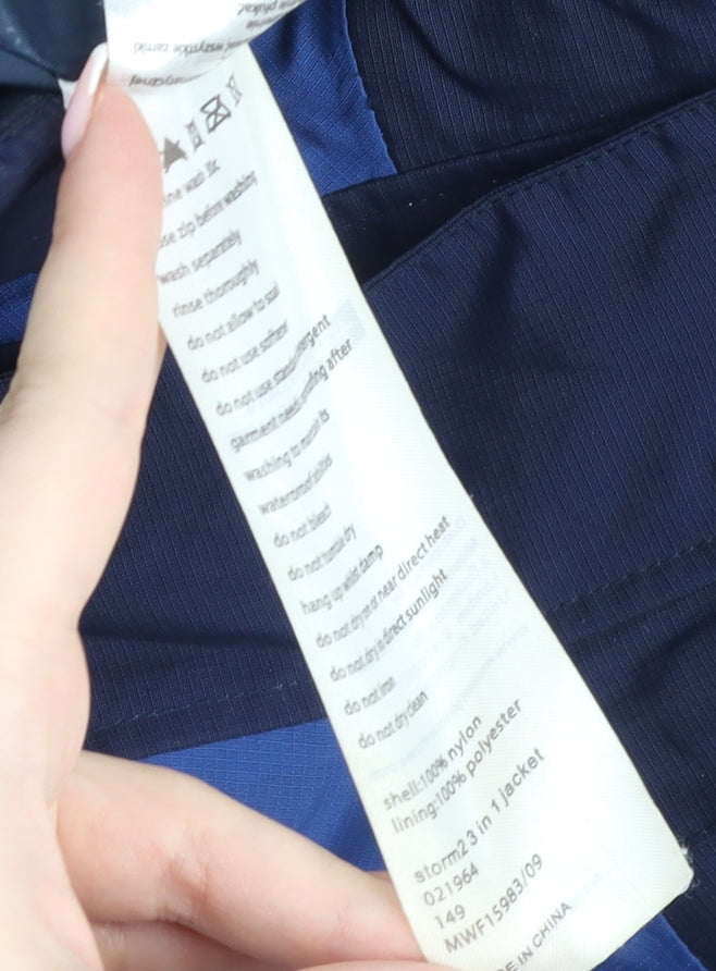 Mountain Warehouse Men's Blue L 3-in-1 Waterproof Hiking Jacket