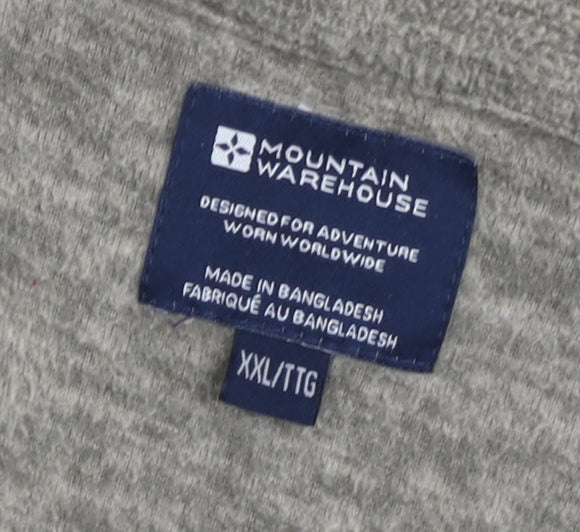 Mountain Warehouse Men's Beige 1/2 Zip Fleece Sweatshirt XXL