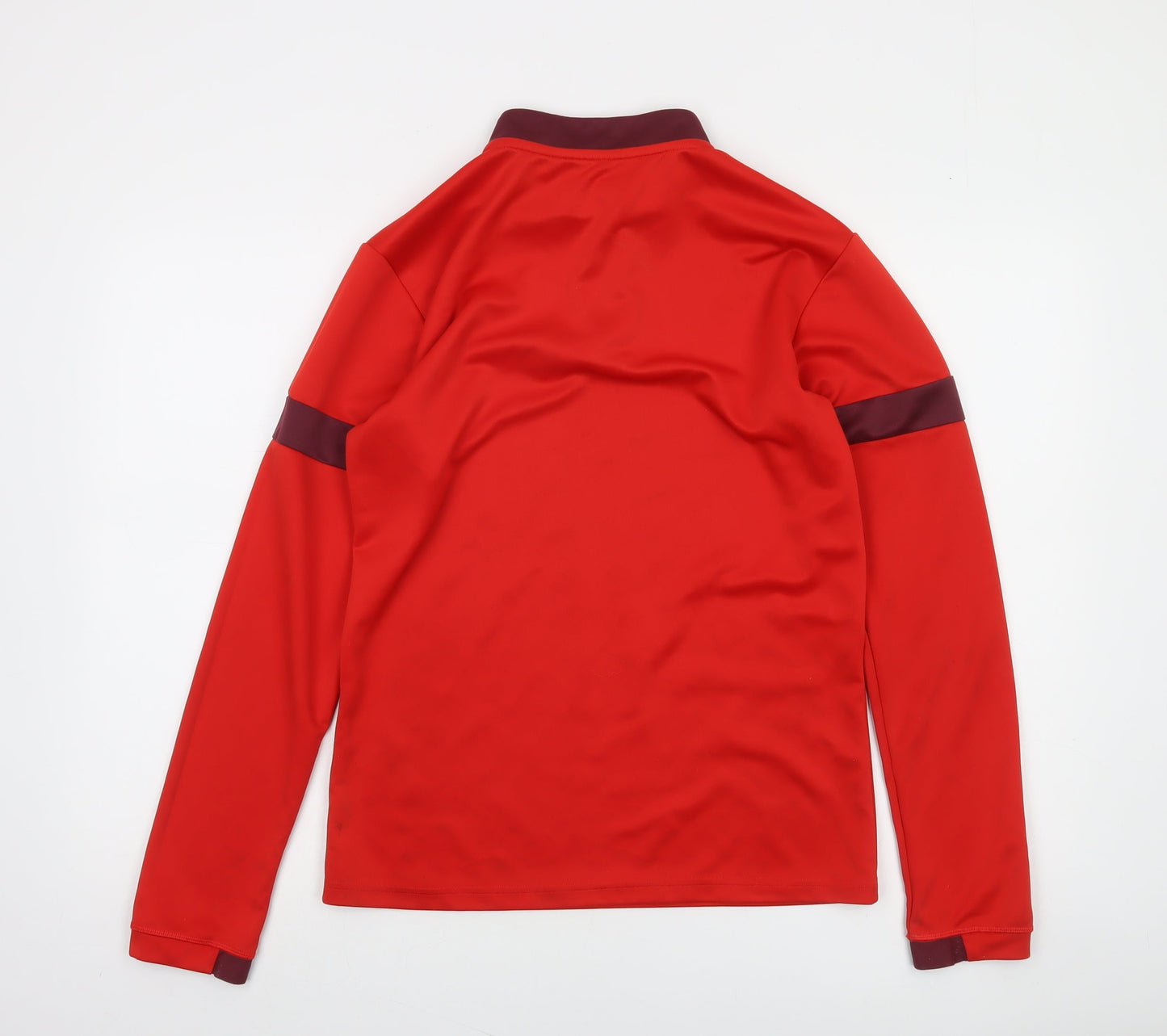 Puma Men Red Long Sleeve 1/4 Zip Athletic Training Top Size M