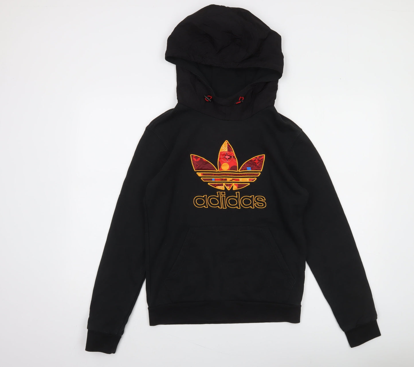 adidas Men’s Black CNY Logo Pullover Hoodie Size S Regular Fit