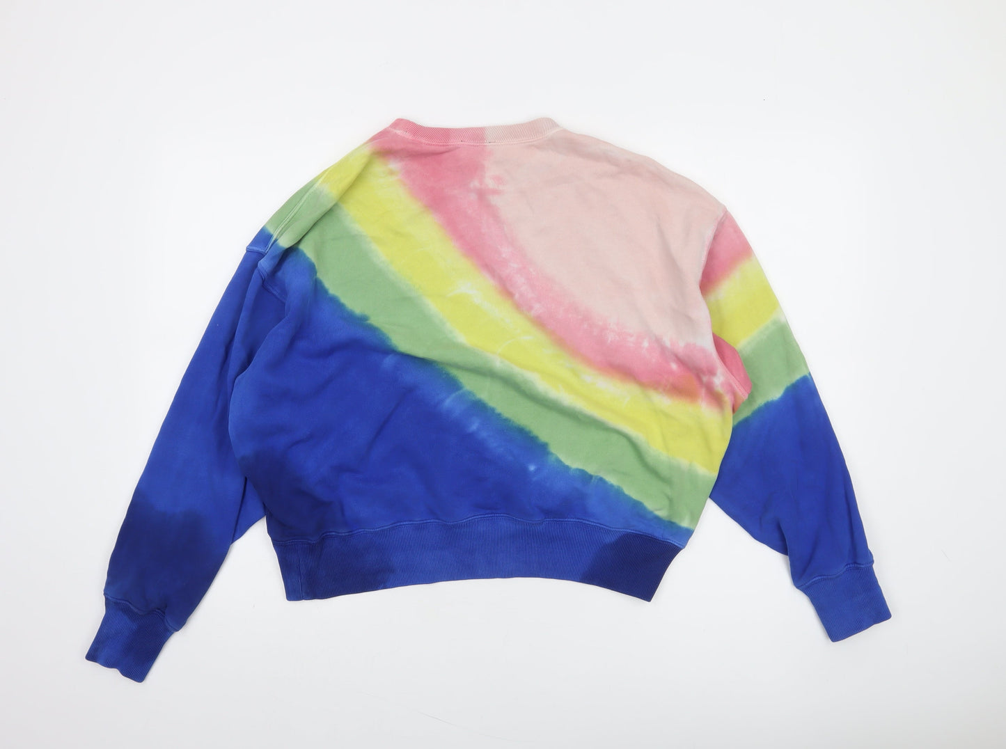 Polo Ralph Lauren Women's Multicoloured Rainbow Crew Neck Sweatshirt Size S