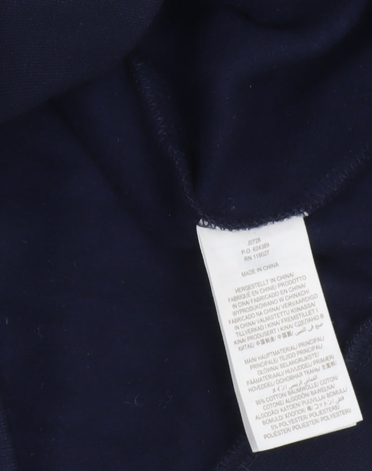 Boden Women's Navy Pullover Hoodie Size S Cotton Blend