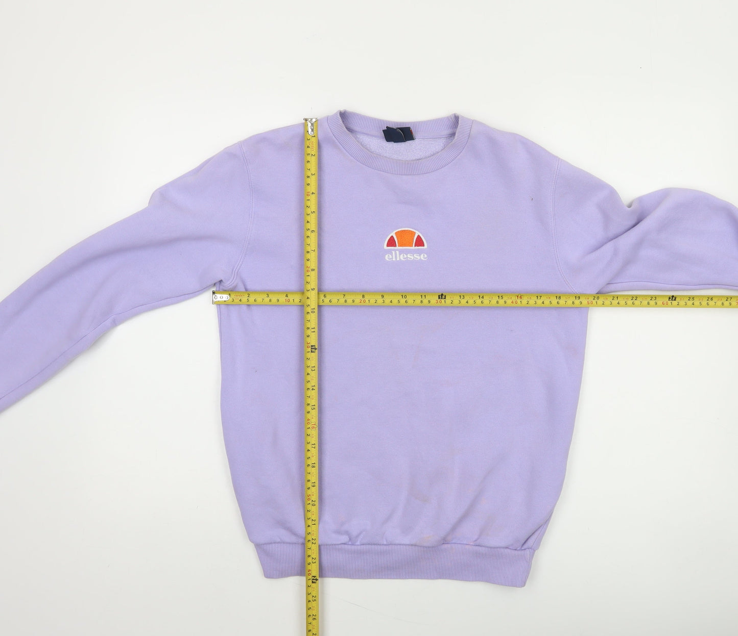 Ellesse Women's Purple Crew Neck Pullover Sweatshirt UK 8