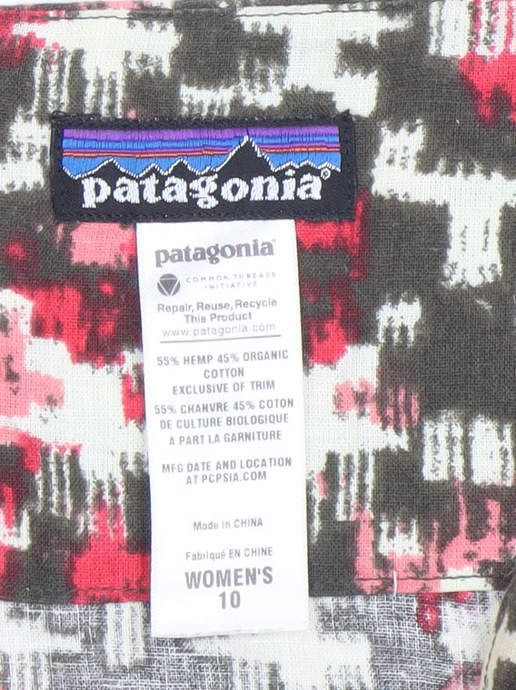 Patagonia Women's Multicoloured Size 10 A-Line Summer Dress