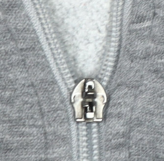 Fila Men’s Grey Full Zip Hoodie Size L Regular Fit Sweatshirt