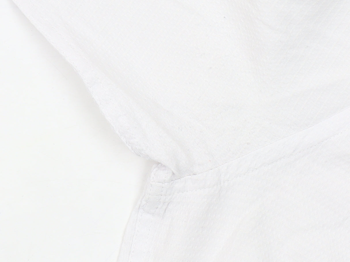 Lacoste Men's White Slim Fit Button-Down Long Sleeve Cotton Shirt Size 16