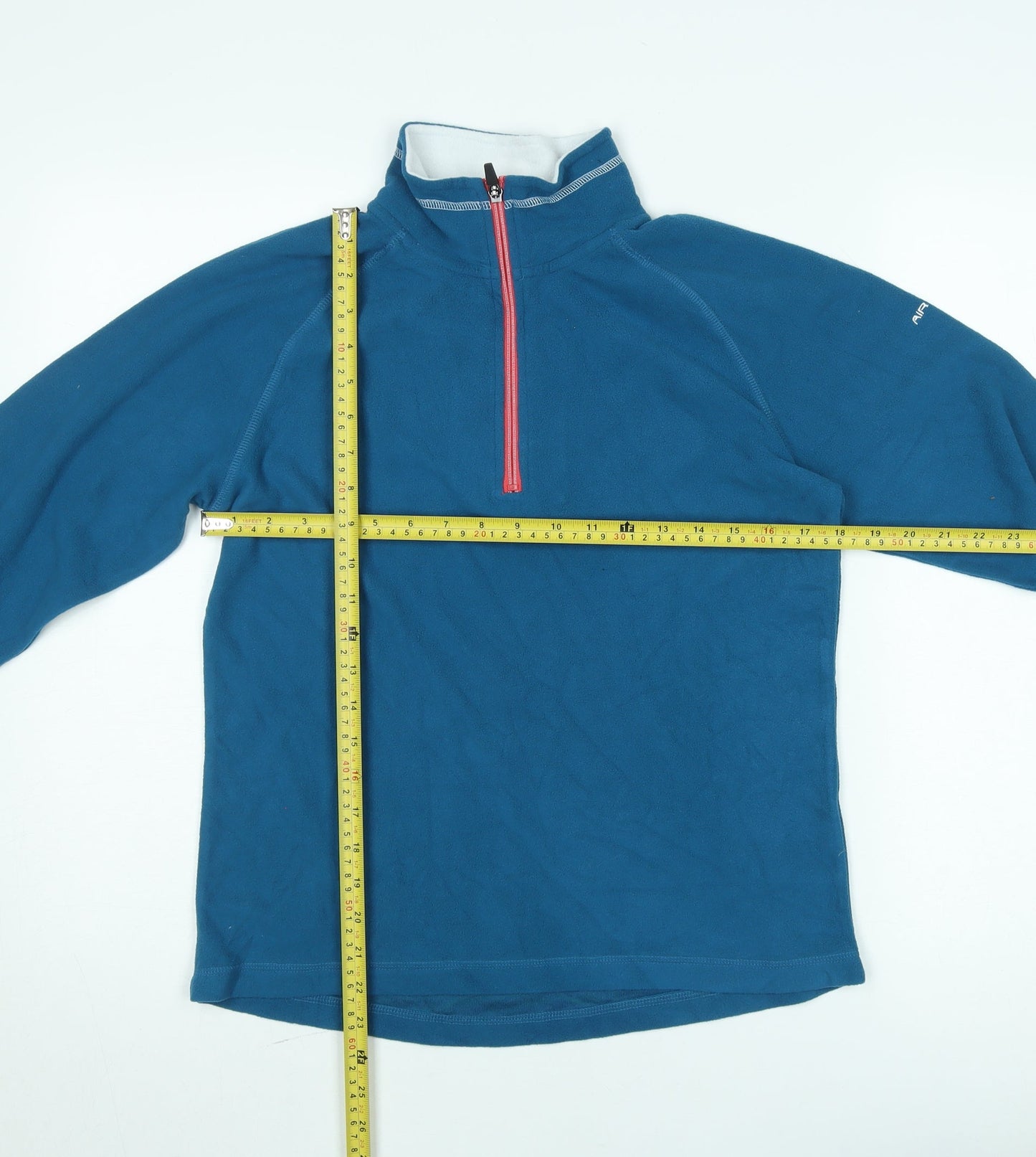 Trespass Mens Blue Fleece 1/4 Zip Pullover Sweatshirt M