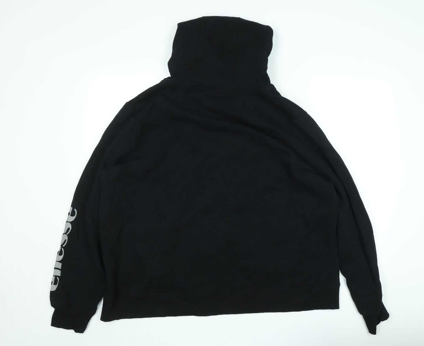 Ellesse Men's Black Hooded Full Zip Sport Jacket 2XL