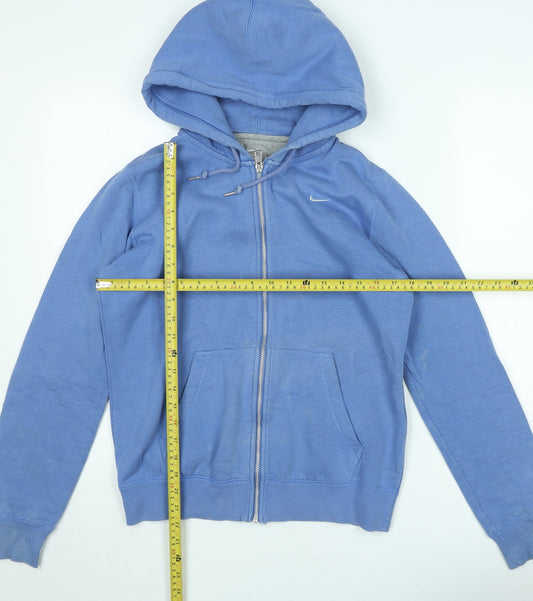 Nike Men's Blue Full Zip Hooded Basic Jacket M