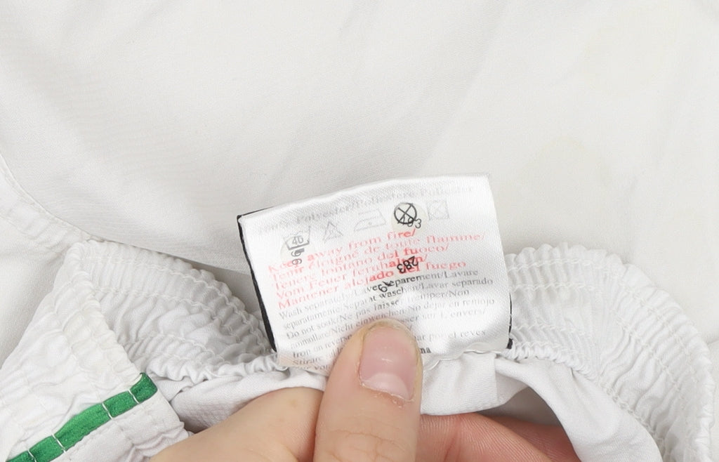 Umbro Unisex Baby White Sports Shorts 24 Months Lightweight Activewear