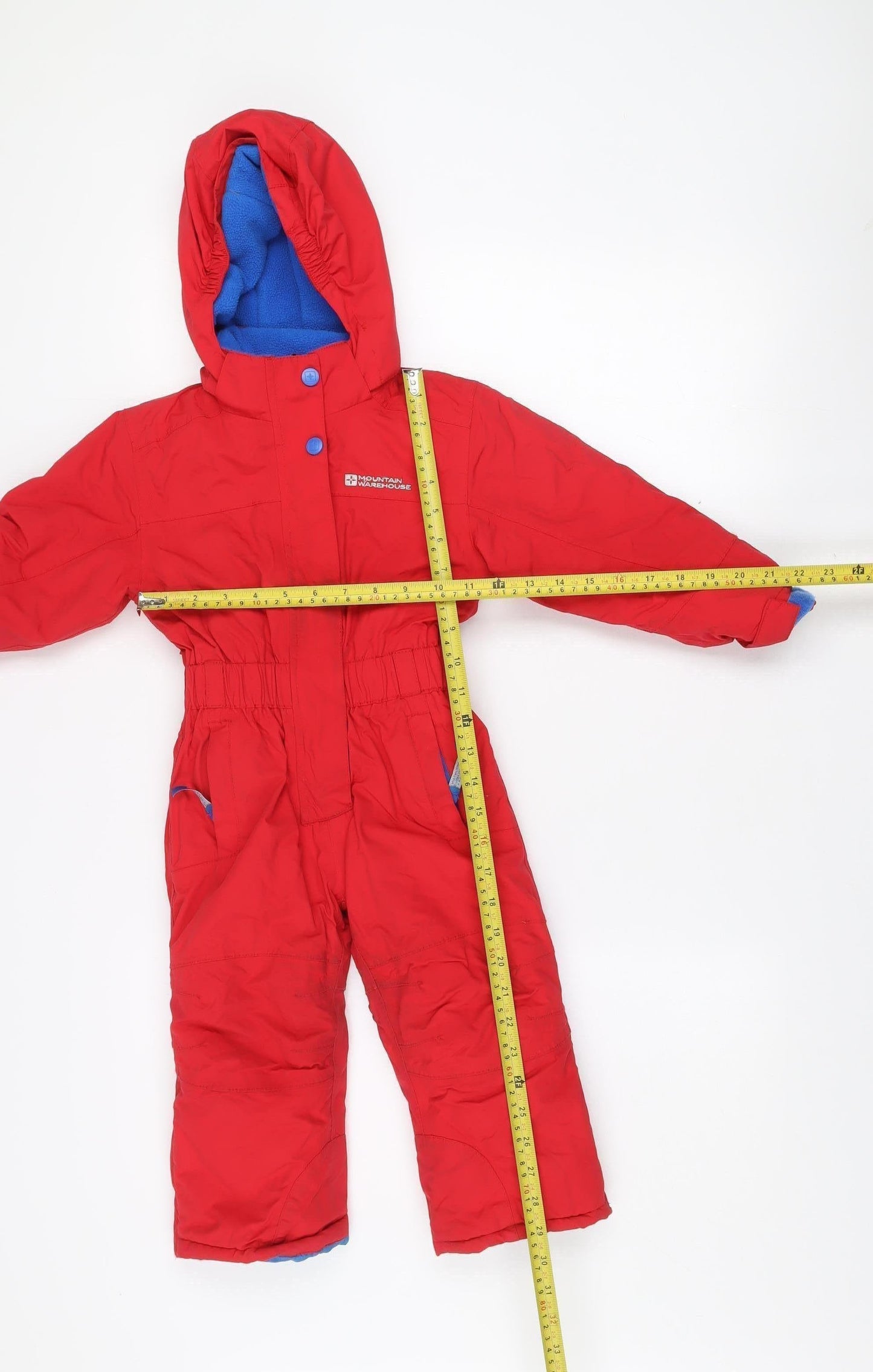 Mountain Warehouse Boys Red Waterproof Insulated Hooded Snowsuit 2-3 Years